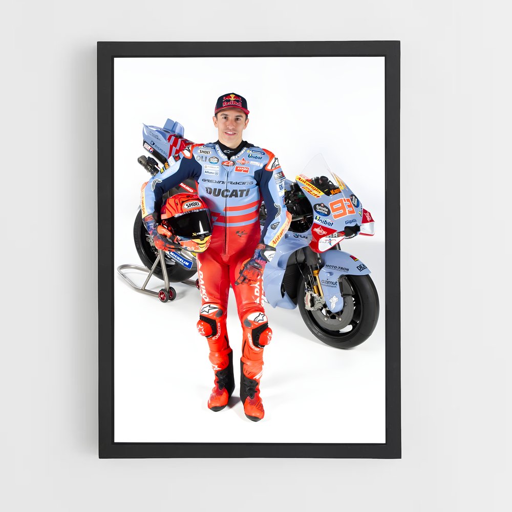 Poster Éclat Desmosedici GP23 – affiche Ducati (vue 2)